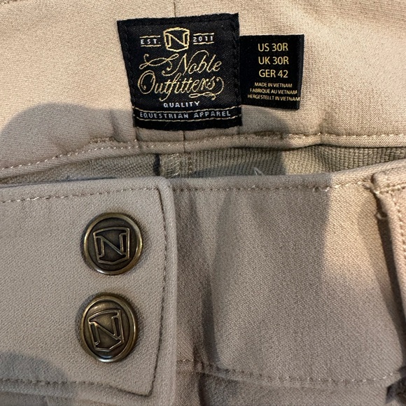 Noble Outfitters English Riding Pants - 30R - Picture 6 of 8
